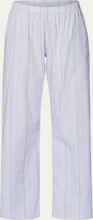 Hanro Striped Straight-Leg Cotton Lounge Pants