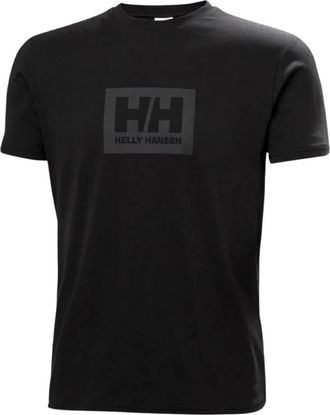 Helly Hansen Fitness, Heren, Zwart, XL, Katoen, Trainings T-shirt
