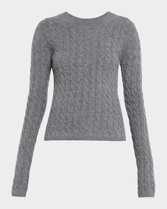 Altuzarra Milla Cashmere Cable-Knit Sweater