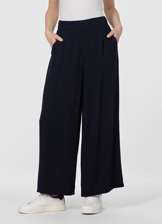 Ragwear Schlupfhose RAGWEAR LOGGAN, Damen, Gr. XXL, N-Gr, navy, Web, Obermaterial: 100% Viskose, unifarben, kn&ouml;chellang, Hosen Schlupfhose, reine Viskose und 