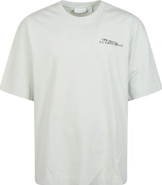Off-white Type Arrow Skate T-shirt - Heren - T-shirts - Groen - 2XL - Katoen - Tops