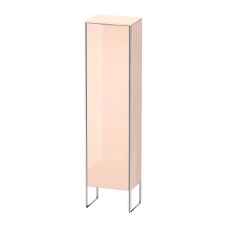 Duravit Duravit Xsquare Armario Alto Vertical 50,0x35,6 Cm, 1 Puerta, Colgado A La Izquierda, 4 Estantes De Vidrio, Color (frente/cuerpo): Perla De Albaricoqu
