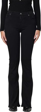 7 For All Mankind Dames, Jeans, Zwart, Maat: W28