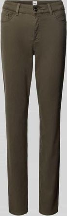 Brax Brax Straight Fit Jeans im 5-Pocket-Design Modell STYLE.SHAKIRA in Khaki, Größe 36K