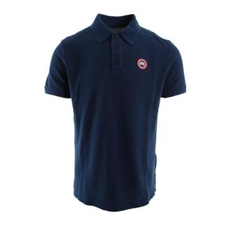 Canada Goose Polo Shirts, male, Blue, Size: XL Beckley Polo