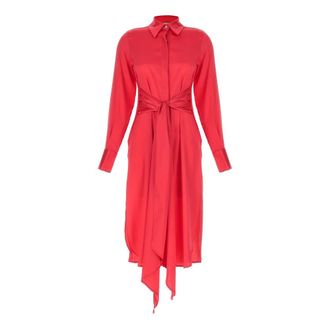 Le Twins LE Twins, Kleedjes, Dames, Roze, XS, Cervia Maxi Shirt Dress