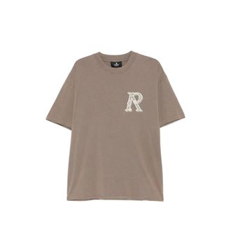 Represent Logo-embroidered T-shirt