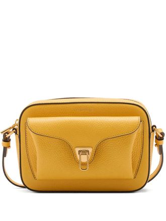 Coccinelle Soft Beat kleine crossbodytas - Geel