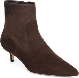 Veronica Beard Laidie Kitten Heel Bootie in Espresso at Nordstrom, Size 8.5