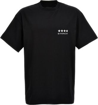Givenchy Black Logo Print T-shirt