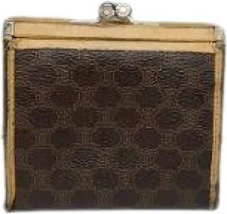 Celine Pre-owned Wallets, female, Beige, Size: ONE SIZE Pre-owned Leather Wallet