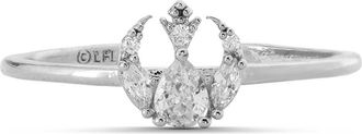 Girls Crew Star Wars Rebel Alliance Insignia Cubic Zirconia Ring in Silver at Nordstrom