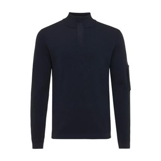 Genti Su&eacute;ter elegante - Knitwear - Hombre - Azul - 2XL