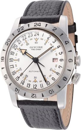 Glycine Airman Vintage The Chief GMT Automatic White Dial Unisex Watch GL0467