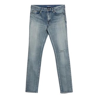 Saint Laurent Slim Fit Jeans, male, Blue, W36, Skinny Jeans for a Stylish Look