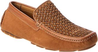Donald J Pliner Damiano Woven Leather & Suede Loafer