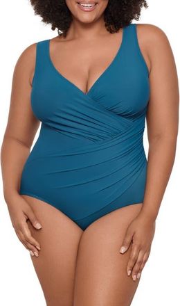 Miraclesuit Must Have Oceanus One-Piece Swimsuit in Aegean at Nordstrom, Size 22W