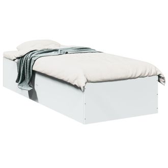 Berkfield Home Bed Frame without Mattress White 90x190 cm Single
