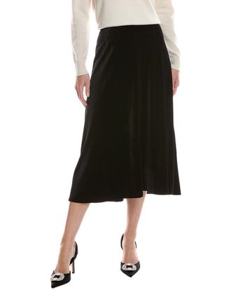 Anne Klein Pull-On Bias Flared Skirt