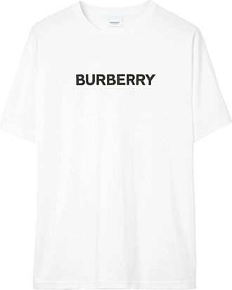 Burberry Harriston Jerseywear - Heren - T-shirts - Wit - S - Tops
