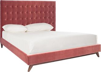 Safavieh Couture Tsarina Velvet Tufted King Bed