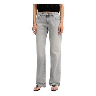 Vicolo Jeans, Dames, Grijs, M, Katoen, Basma Jeans