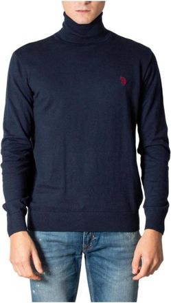 U.S.Polo Association Coltrui Classic Fit - Heren - Coltruien - Blauw - 2XL - Katoen - Truien & Vesten