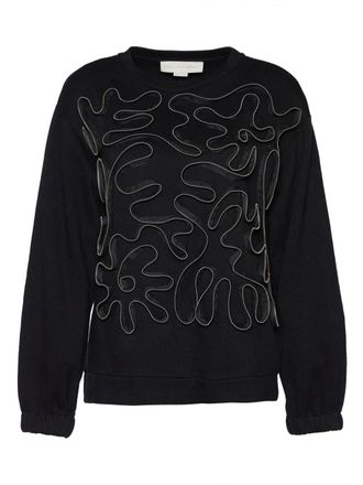 Stella McCartney zip-detailed sweater - Black