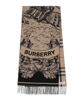 Burberry Reversible cashmere scarf