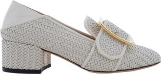 Bally Janelle 40 Woven Leather Pumps, Brand Size 35 ( US Size 4.5 )