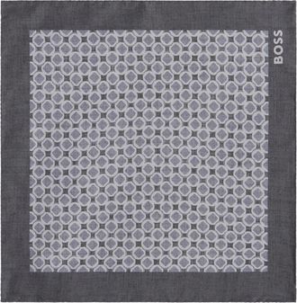 HUGO BOSS ONE Zijde Zakdoek met Digitale Print - Heren - Zijden sjaals - Veelkleurig - ONE Size - Accessoires