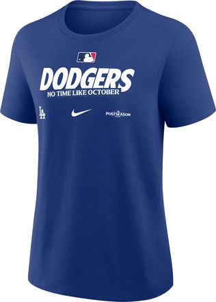 Nike Los Angeles Dodgers 2026 Postseason Authentic Collection Nike Womens MLB T-Shirt in Blue | 01K94EWLDW-D28