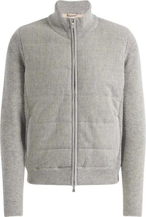 Gran Sasso Giubbino Zip - Heren - Jassen - Grijs - Maat: XL Wol