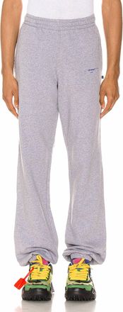 Off-white Technical Arrows Sweatpants In Grey