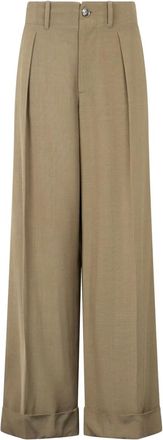 Roberto Cavalli Pantaloni drappeggiati - Marrone
