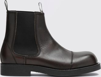 Maison Margiela Calf Leather Chelsea Boots with Signature Stitch Logo