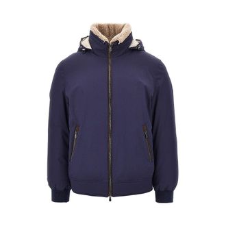 Brunello Cucinelli Stretch nylon down jacket Man XL