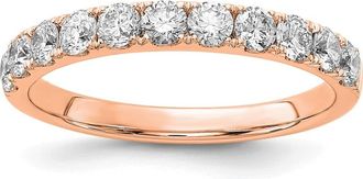 Diamond2Deal 14k Gold Lab Grown Diamond Wedding Band Ring 3/4Ct Clarity- VS Color- G-H