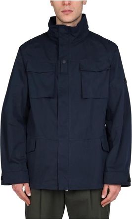 Lardini Double Fabric Jacket - Heren - Winterjassen - Blauw - M - Jassen