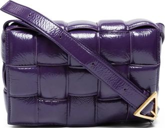 Bottega Veneta Borsa a spalla Cassette imbottita 2015 - Viola