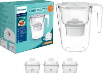 Philips Micro X-clean Softening+ Jarra Filtrante Blanca