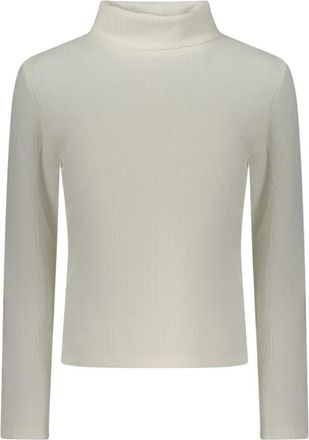 North Sails Truien & Vesten, Dames, Wit, XL, Polyester, Turtleneck Trui