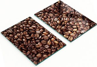 OEM Tablas De Servir De Cristal Para Cocina Con Dise&ntilde;o De Granos De Caf&eacute;, 2 X 40 X 52 Cm
