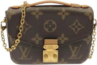 Louis Vuitton Pre-owned Monogram Schoudertas - Dames - Vintage Mini Tas - Bruin - ONE Size - Vintage
