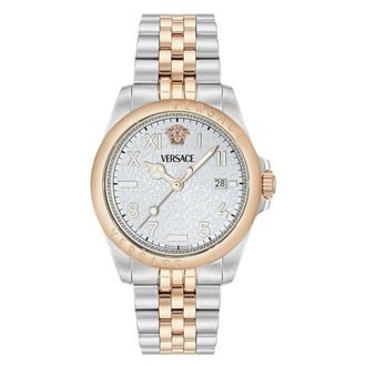 Versace Anteo Quartz Silver Dial Mens Watch VE9H00424