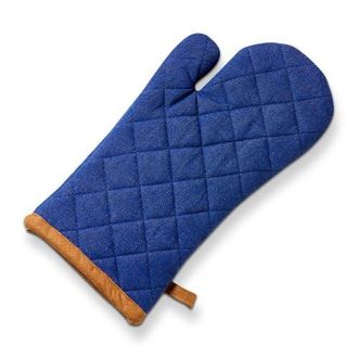 Tag Grill Oven Mitt Blue Denim Cotton Summer at Nordstrom