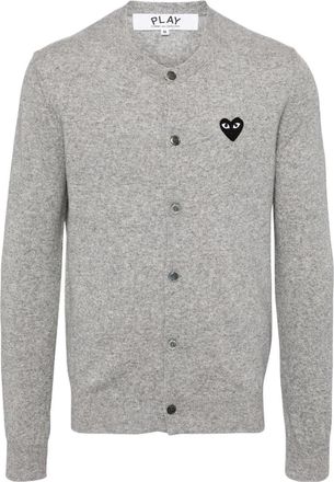 Comme Des Gar&ccedil;ons (WMNS) COMME des GARCONS PLAY FW25 Black Emblem Cardigan Black AX-N023-051-2