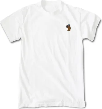 Riot Society Boombox Bear Graphic Emblem T-Shirt in White at Nordstrom Rack, Size Xx-Large