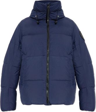 Canada Goose Crofton Puffer Jacket - Heren - Gewatteerde jassen - Blauw - L - Polyester - Jassen