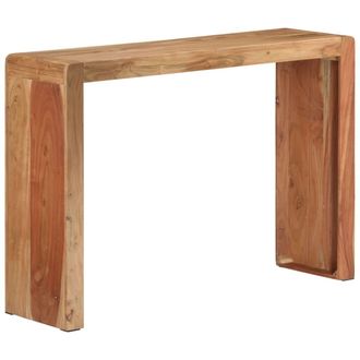 vidaXL Mesa Consola Madera Maciza De Acacia 110x30x76 Cm Vidaxl